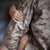 Marine father holds son tight after returning from Afghanistan [Image 1 of 7]