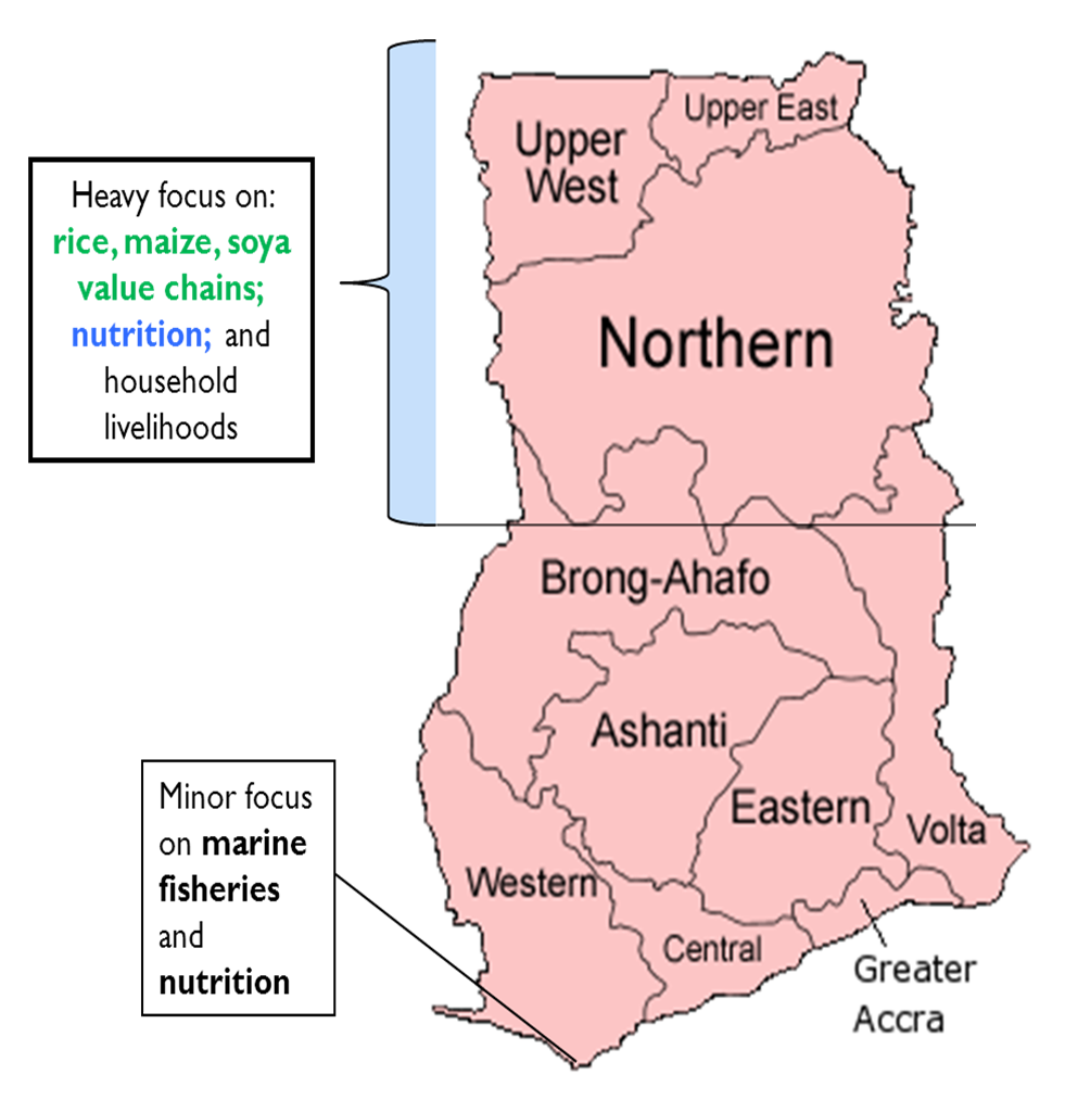 Map of Ghana