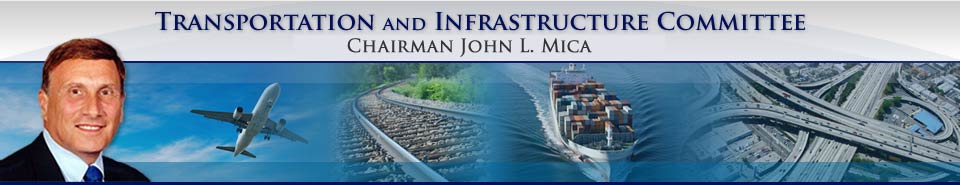 House Transportation and Infrastructure Committee, Republicans, John L. Mica, Ranking Republican