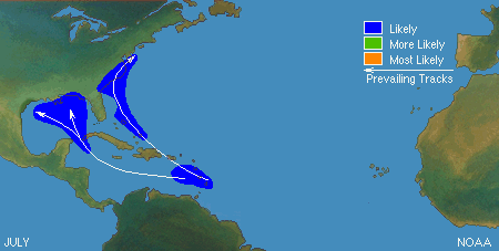 July Hurricane Climatology