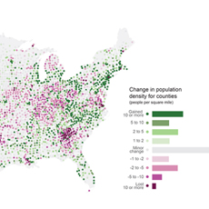 A thumbnail image icon for Before and After 1940: Change in Population Density