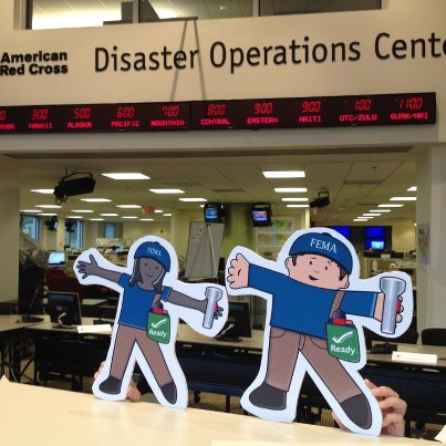 Photo: FEMA Flat Stanley and Flat Stella visit the American Red Cross Disaster Operations Center in Washington, D.C. to learn how they help people during and after a disaster. Read about their adventure at http://www.fema.gov/blog/2012-09-06/our-visit-american-red-cross. 

Read more about FEMA's voluntary organization partners at www.nvoad.org.