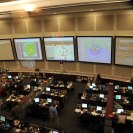 Photo: Jackson, MS., Aug. 30, 2012 -- Mississippi Emergency Management Agency and various Emergency Support Functions monitor Hurricane Isaac at the State Emergency Operations Center.