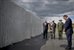 On the eve of the 11th anniversary of the Sept. 11, 2001, terrorist attacks on the United States, Defense Secretary Leon E. Panetta lays a wreath at the Flight 93 Memorial Plaza Wall of Names in Shanksville, Pa., Sept. 10, 2012.  DOD photo by U.S. Navy Petty Officer 1st Class Chad J. McNeeley 