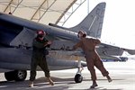 U.S. Marines Perform Aircraft Maintenance on Camp Bastion, Helmand Province