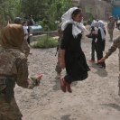 Photo: Members from Camp eggers Volunteer Community Relations group play jump rope with students from Setara school. For more information about NTM-A, visit www.ntm-a.com. (U.S. Navy photo by Mass Communication Specialist 3rd Class (SW) Sean Weir)