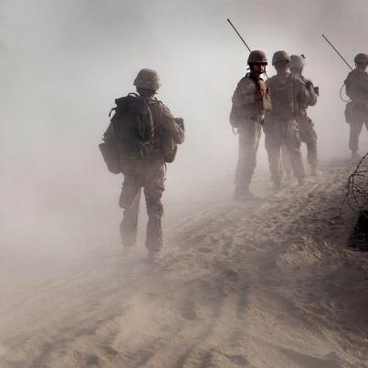 Photo: Marines with 1st Battalion, 7th Marine Regiment, begin a patrol out of Forward Operating Base Shamsher, Helmand province, Afghanistan Sept. 6, 2012. Marines conducted the patrol to disrupt the flow of lethal and illicit aid by the enemy in the area. (U.S. Marine Corps photo by Lance Cpl. Jason Morrison)