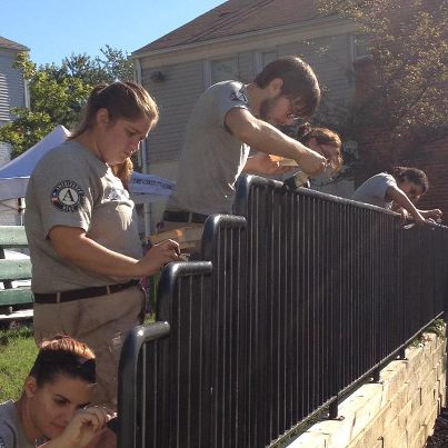 Photo: AmeriCorps NCCC members from the AmeriCorps NCCC Atlantic Region region participate in a 9/11 Day service project with the Corporation for National and Community Service, The Mission Continues, and Volunteers of America.