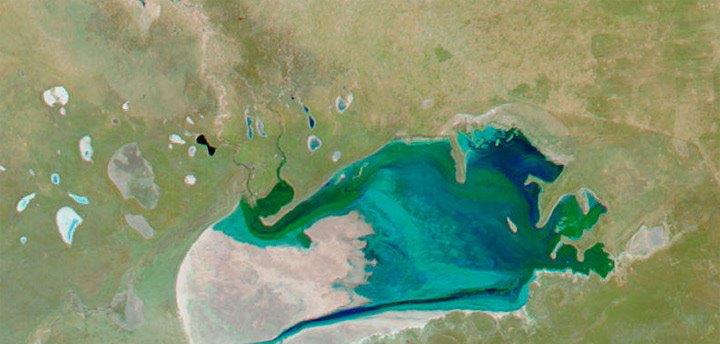 Photo: LandSat Image of the Day

Learn more about it here: http://earthobservatory.nasa.gov/