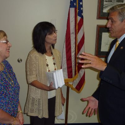 Photo: Earlier today, I met with representatives from the Allentown Diocese, Commission for Women to address their concerns with the Health and Human Services mandate as a violation of their religious freedoms. As a concerned husband, father, and grandfather, I am firmly committed to protecting the life of the unborn.