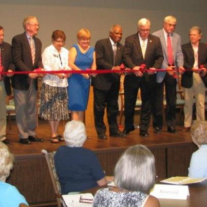 Photo: Congressman David Scott joined Cobb leaders and seniors for the ribbon-cutting ceremony for Cobb County’s new Senior Wellness Center, located in the old Powder Springs Station shopping center in Marietta.