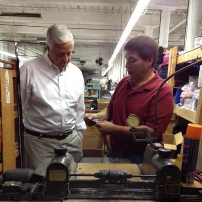 Photo: I’d like to thank Allen Manufacturing in Lewiston for showing me around their diverse manufacturing business.  They have been in business for over 30 years, and continue to manufacture a broad array of products ranging from sword cases for Marines, rope baskets, and canvas bags to name a few items.