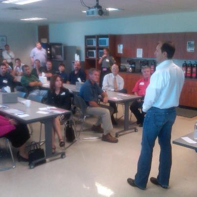 Photo: Chairman Sam Graves with Congressman Jeff Landry at yesterday's small business forum in Broussard, LA