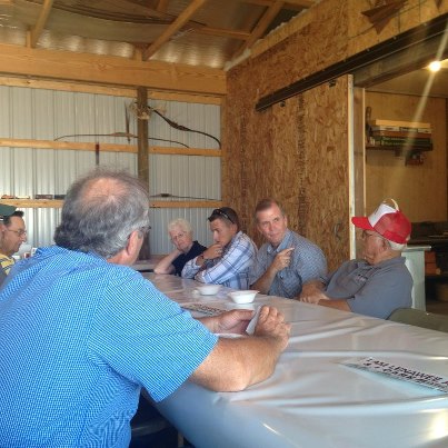 Photo: Recently, I met with members of the Lenawee Farm Burea where we discussed the high cost of regulations on farmers.