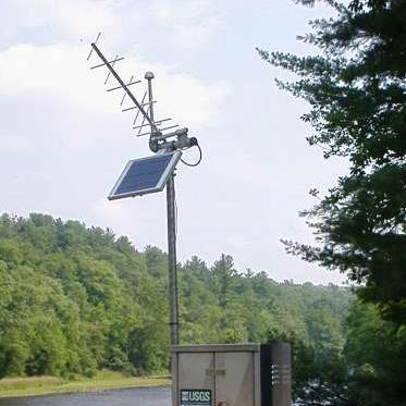 Photo: So what’s the flood potential from Hurricane Issac in your area? Sign up for instant phone alerts for any of our 7000+ streamgages. When rivers and streams reach a certain high, you will be instantly notified. http://water.usgs.gov/wateralert/   Here is a pic of what a USGS streamgage looks like: