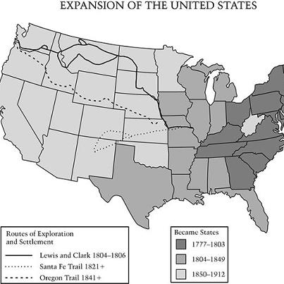 Photo: Today in 1850, California was admitted to the union as the 31st state! Take a look at this map. Do you see a trend between routes of exploration and statehood? http://buzz.mw/-9b7_0