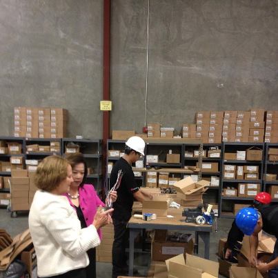 Photo: SBA Administrator Karen Mills tours McWong, a Sacramento based small manufacturer and distributor that has utilized SBA products and programs to create jobs, insource production and export goods. 

Here's more information about small business exporting: http://owl.li/dDLJw
