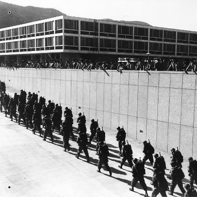 Photo: On this day in 1958, the wing of 1,145 cadets moved to its permanent site from Lowry AFB in Denver. Less than a year later, the Academy received academic accreditation and graduated its first class of 207 on June 3, 1959. Cool Pic! (RH)