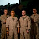 Photo: 120828-N-PC102-140

120828-N-PC102-140 GULFPORT, Miss. (August 28, 2012) From the left; USMC Sergeant Jonathan Anthony, Lance Corporal Hector Rodriguez, Captain Jason Burgan and Gunnery Sergeant Eric Grech are the crew of an amphibious assault vehicle standing by to serve as emergency response for any water-bourne rescue situations that might arise during the approaching storm. Naval Construction Battalion Center, Gulfport prepares as Hurricane Isaac nears the Gulf Coast. The storm is expected to make landfall nearly 7 years to the day of one of the worst natural disasters in U.S. history, Hurricane Katrina. (U.S. Navy photo by Mass Communication Specialist 1st Class R. Jason Brunson/Released)
 R. Jason Brunson