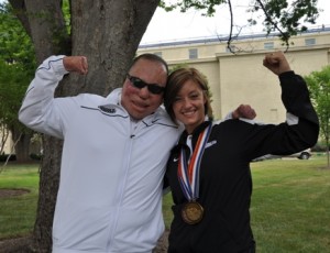 Air Force Tech. Sgt. Israel Del Toro, who competed in this year’s Games on the Special Operations Command (SOCOM) team, and Army Spc. Elizabeth Wasil both wish to continue to serve and participate in athletics. 