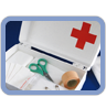 A first aid kit