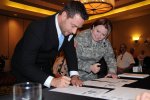 Kansas chiropractors pledged their commitment to service members in a community...
