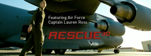 Still of Rescue 3D featuring Air Force Captain Lauren Ross