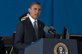 President Barrack Obama speaks at the dignified transfer ceremony for the U.S. Ambassador to Libya J. Christopher Stevens, Foreign Service officer Sean Smith, and security officers Tyrone S. Woods and Glen A. Doherty at Joint Base Andrews, Md. Sept. 14, 2012.  DOD photo by Erin A. Kirk-Cuomo