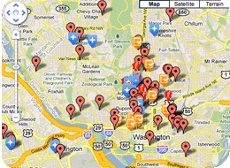 HIV/AIDS Testing & Care Services Locator Map