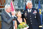 WIESBADEN, Germany - Lt. Gen. Mark P. Hertling was presented the Hessian Order of...