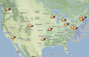 Interactive map of the "Voices of the Recovery Act" videos
