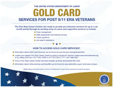 Image of Gold Card - Services for post 9/11 era veterans