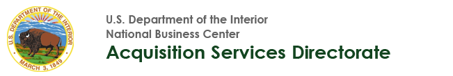 U.S. Department of the Interior, National Business Center - Acquisition Services Directorate