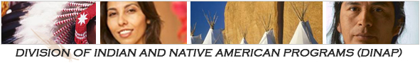 Division of Indian and Native American Programs. Pictures of Native american workers.