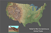 Relief and Elevation dynamic map link