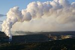 Gas plume, Halemaumau Crater, Kilauea Volcano, Hawaii