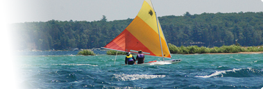 Sailboat on Higgins Lake