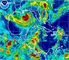 Satellite image of Tropical Storm Isaac.  (Credit NOAA)