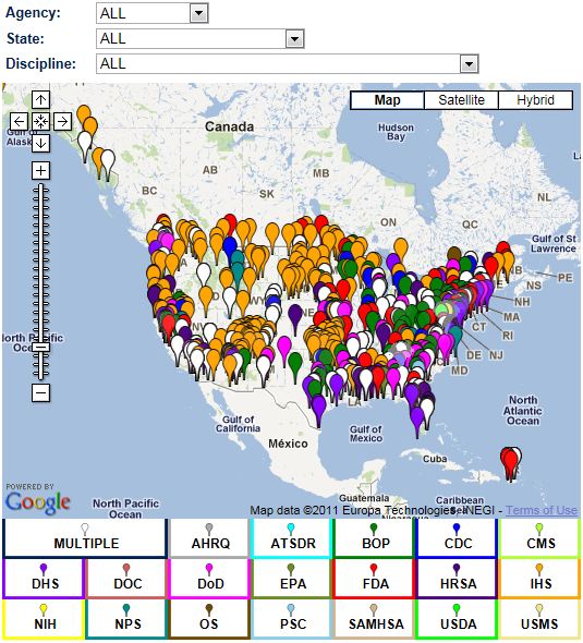 Active Duty Station Map