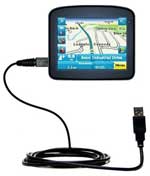 Navigation device with USB cable