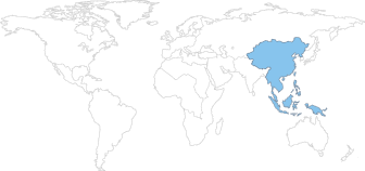 Global map - East Asia and the Pacific