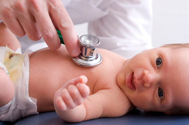 closeup of a newborn