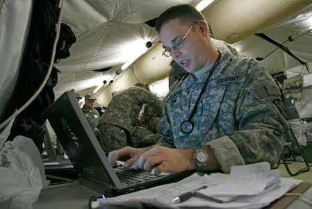 Medical Reserve Unit Uses EMR System during Training Exercise