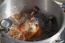 frying turkey