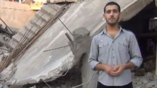 Sami of Qusayr reports on the destruction in a neighborhood near his home