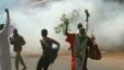 Demonstrators in Khartoum, Sudan protest Friday against an anti-Islamic video released on the Internet. (Irena Lagunina)