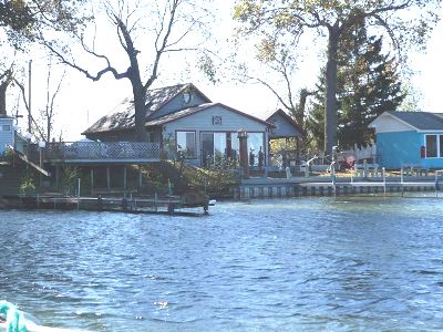 Front View of Cottage - From Lake