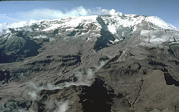 Headwaters of Azufardo River, Nevado del Ruiz, Colombia