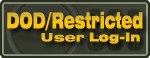 DoD/Restricted User Log-in