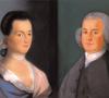 Portraits of Abigail and John Adams, from the Massachusetts Historical Society